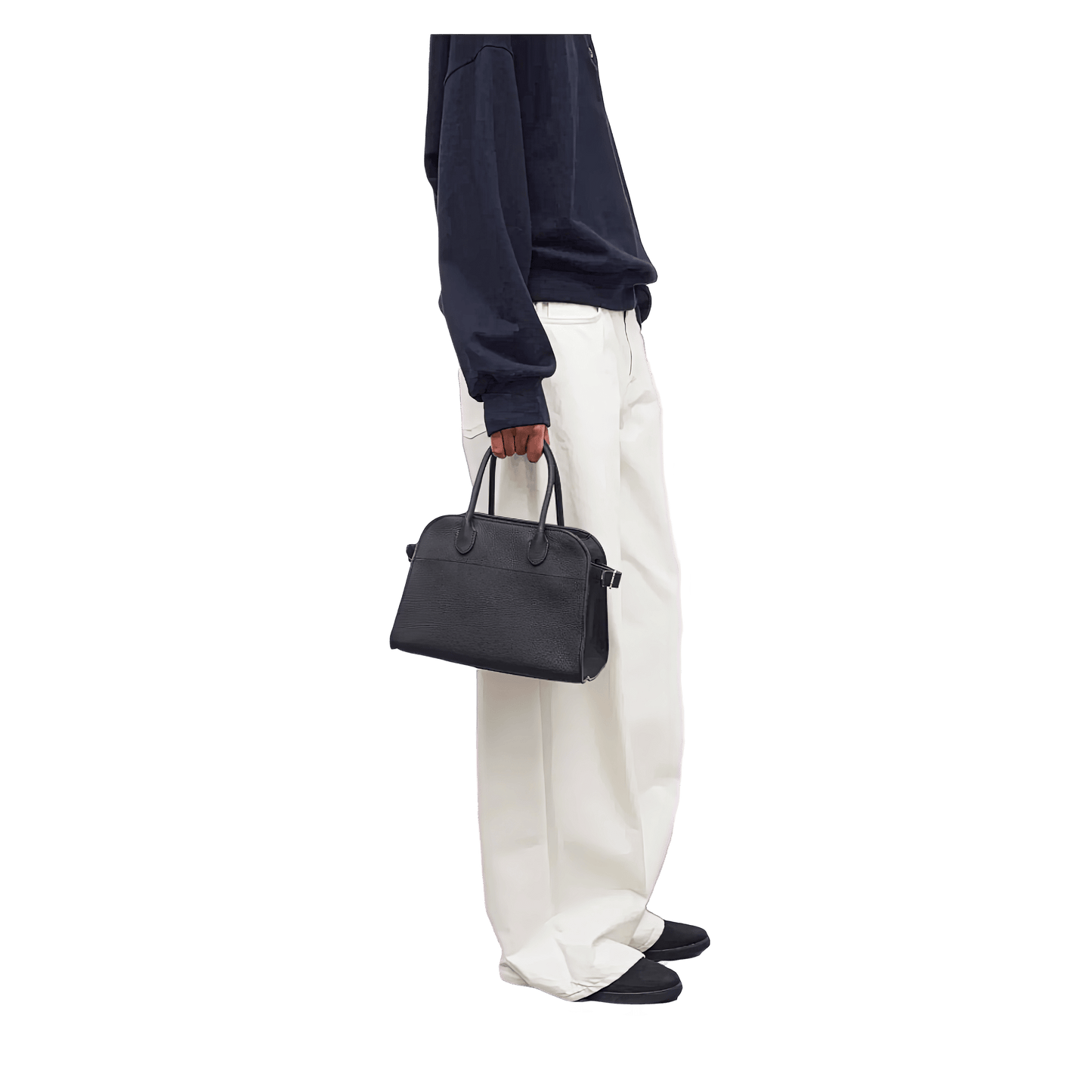 The Row Soft Margaux 10 Bag in Leather
