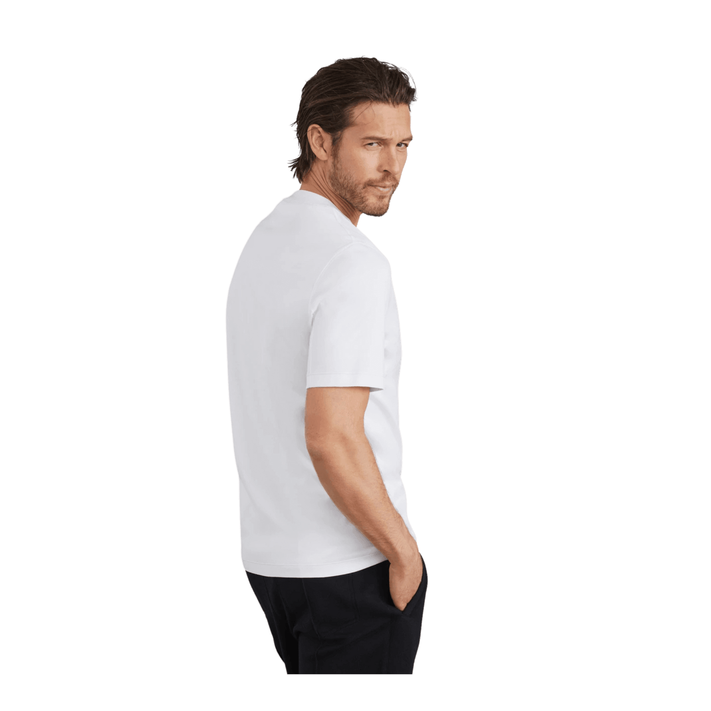 Brunello Cucinelli Men's Cotton Jersey Crew Neck T-shirt With Logo